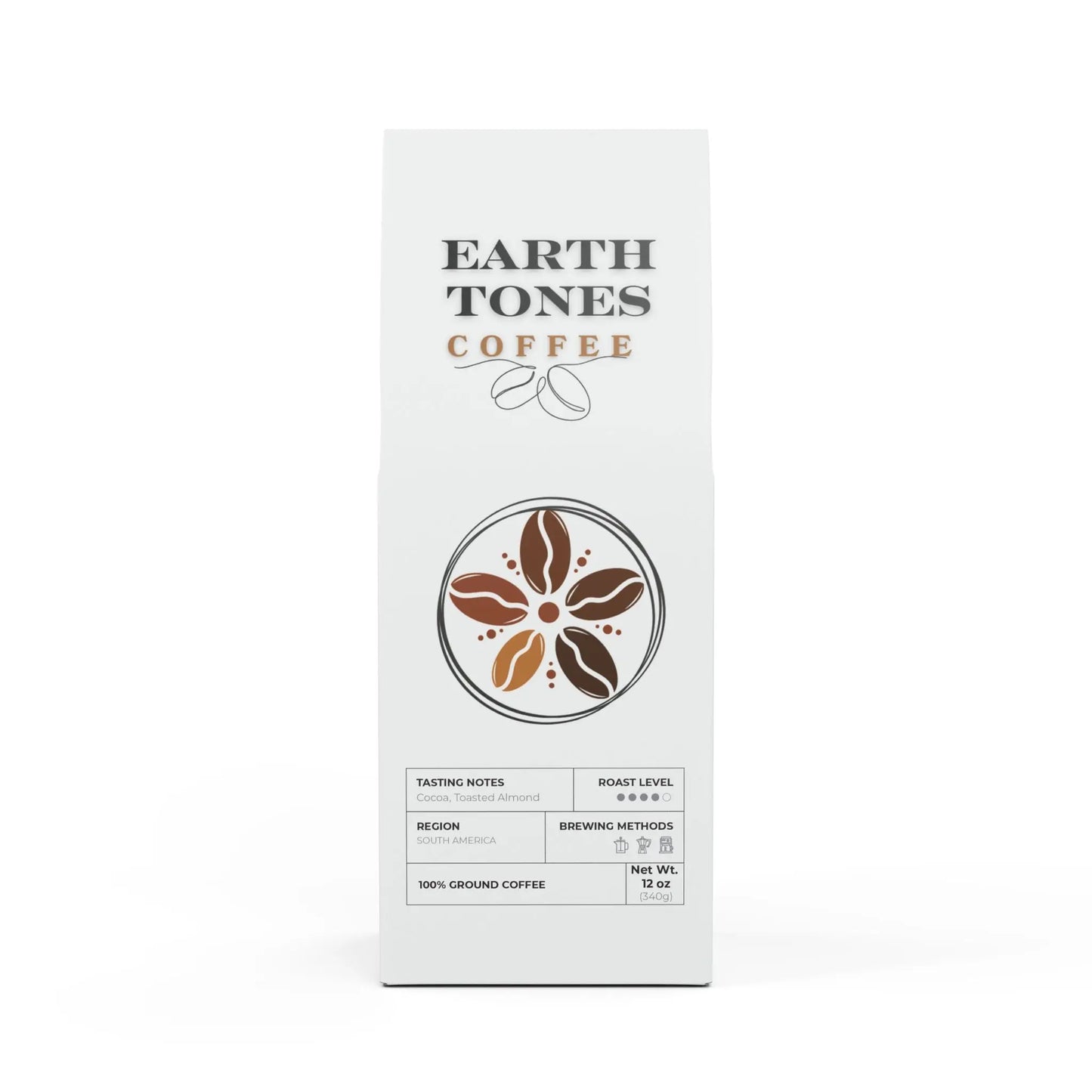 Earth Tones Coffee - Sienna Glow Blend (Medium-Dark Roast) Printify