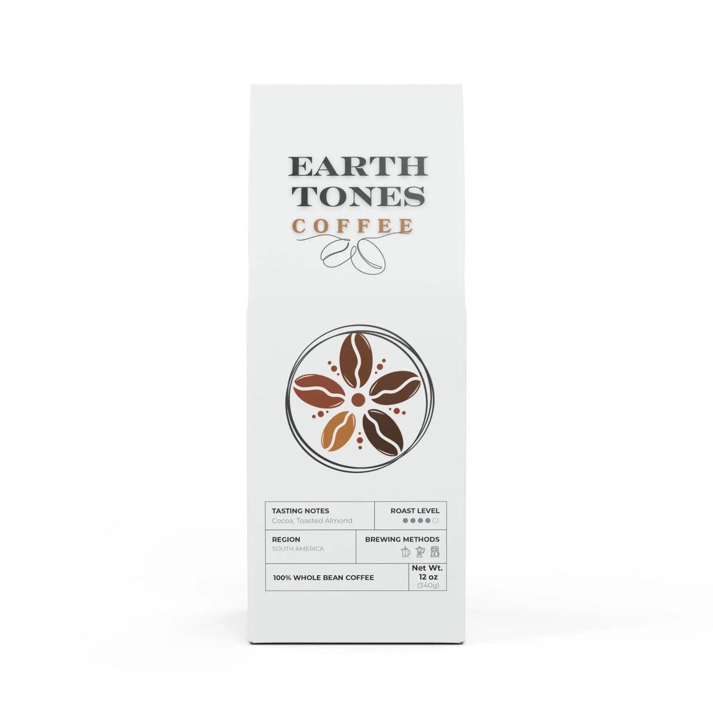 Earth Tones Coffee - Sienna Glow Blend (Medium-Dark Roast) Printify