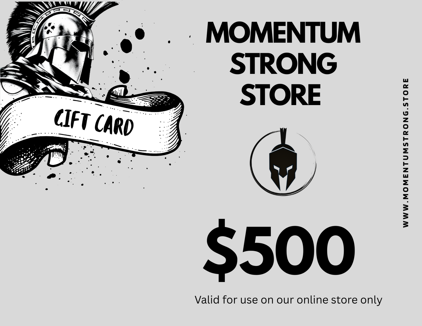 The Momentum Strong Store Gift Card Momentum Strong Store