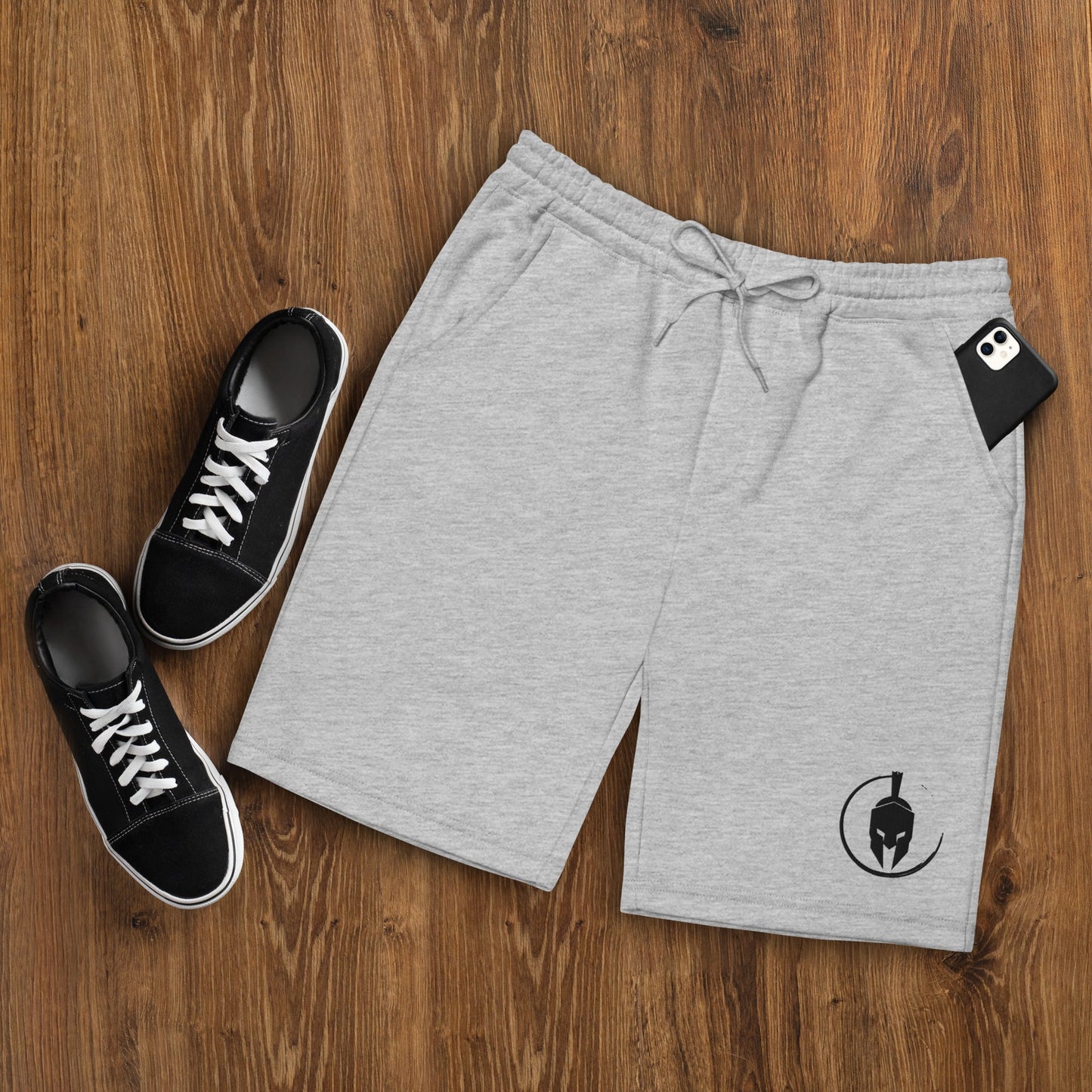 Response Ready Grey Fleece Shorts (Embroidered logo) Momentum Strong Store